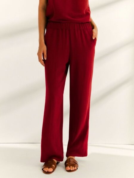 pantalón Paz Torras liso fluido 411