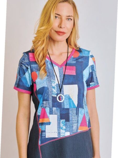 camiseta Mapant´s geométrica olivia 6500