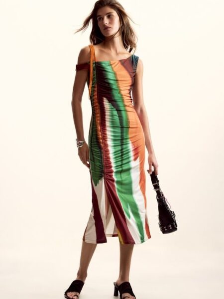 vestido Desigual rayas colores 26swvk17