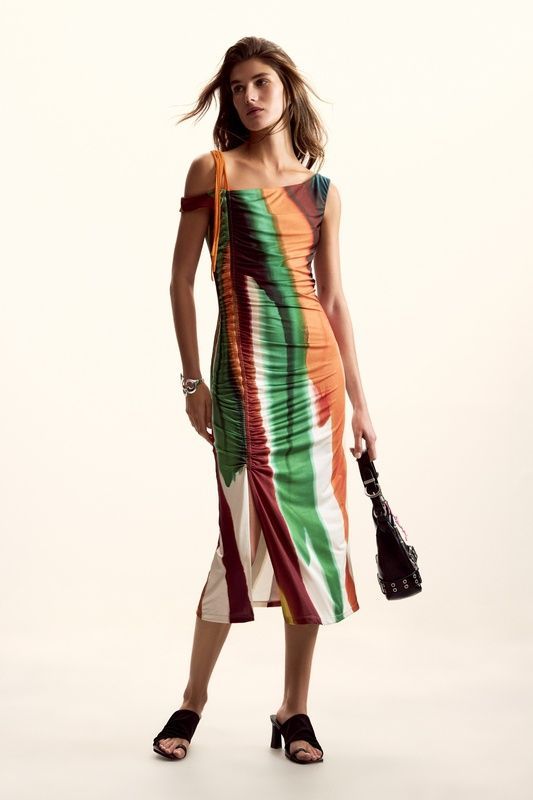 vestido Desigual rayas colores 26swvk17