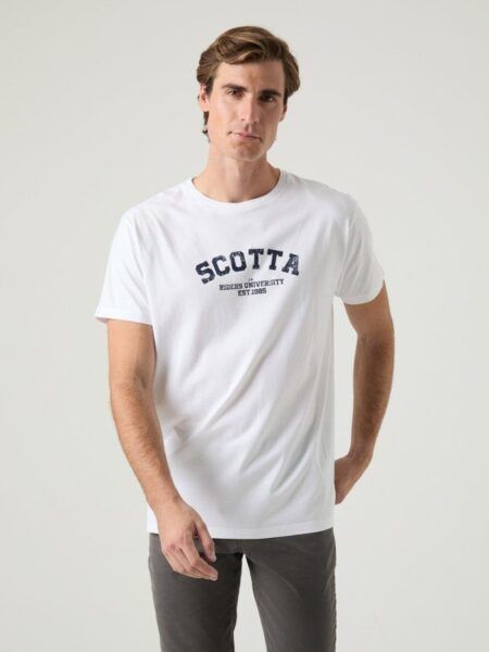camiseta Scotta logo university 126010050