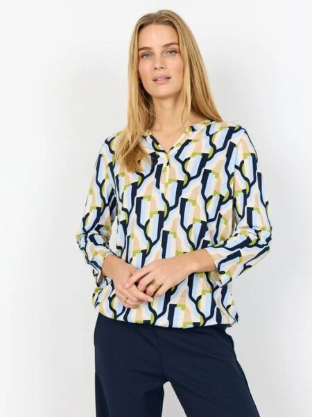 camiseta Soyaconcept estampado geométrico felicity 534