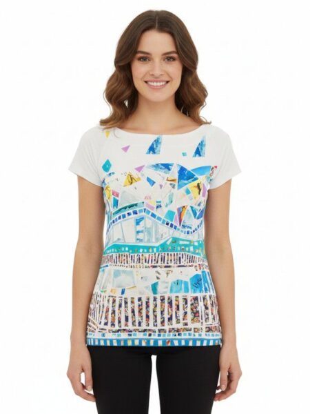 camiseta Dolcezza recortes 26670