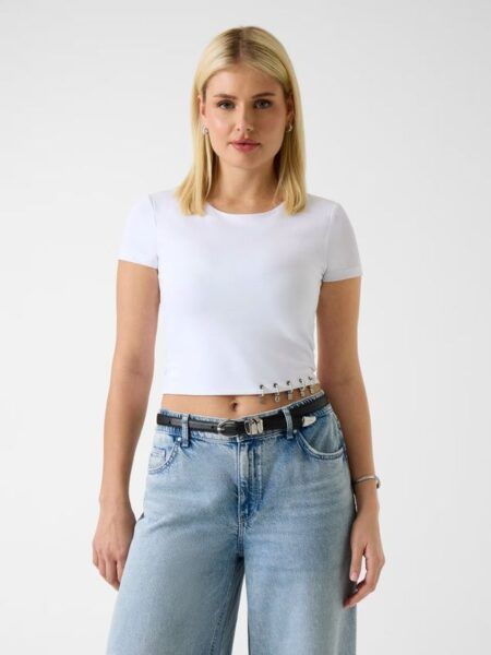 camiseta Guess corta adorno letras w6gp11-k2933