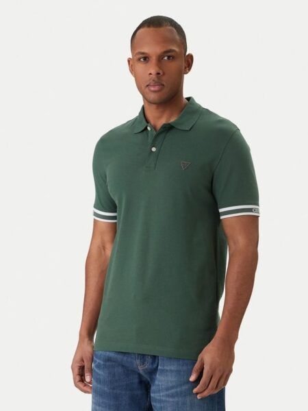 polo Guess logo manga m6gp60-k3076