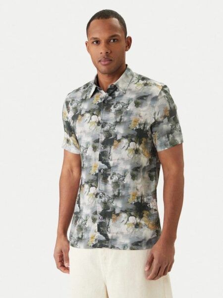 camisa Guess manga corta estampada m6gh65-w1916