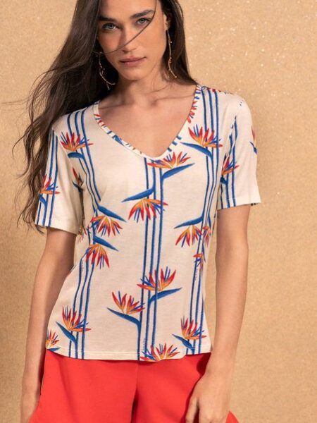 camiseta Lez a Lez flores de fuego 5064