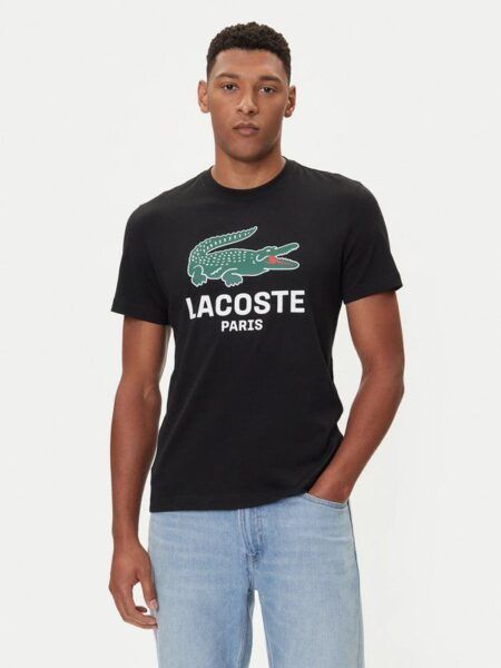 camiseta Lacoste letras y logo th5634
