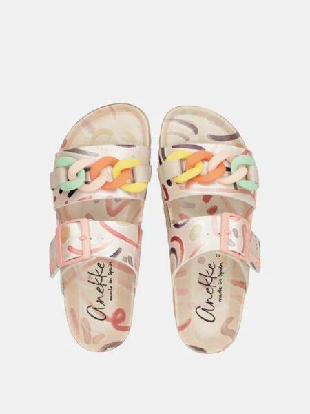 sandalia Anekke plana cadena multicolor 42371-34