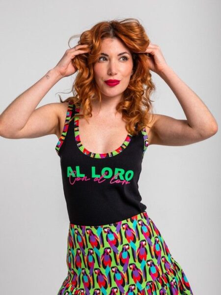 camiseta Lolina canalé al loro ss26-09-01