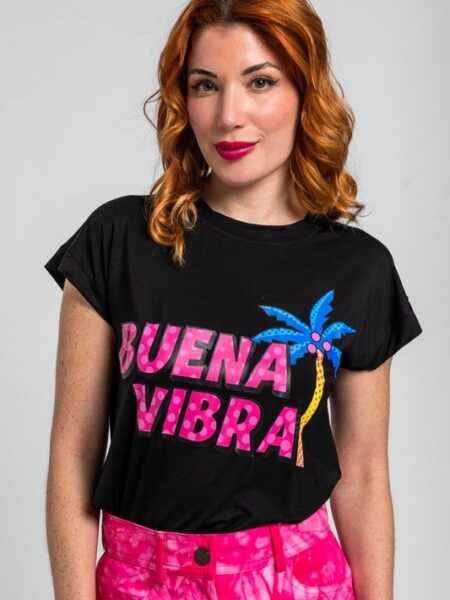 camiseta Lolina buena vibra ss26-24-01