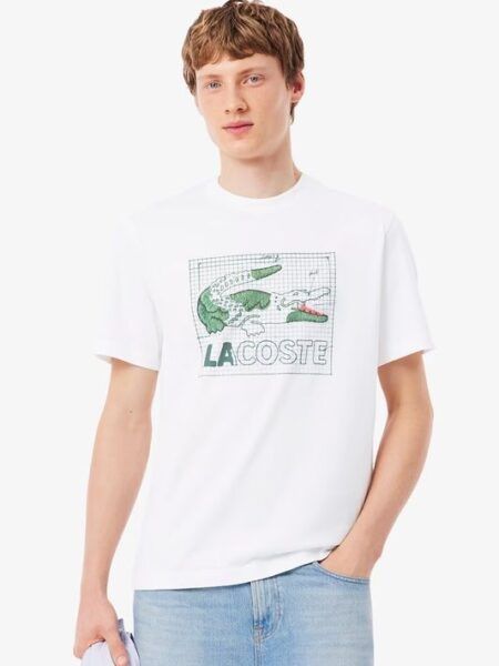 camiseta Lacoste logo cuadrado th1446
