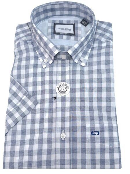 camisa Carlos Córdoba manga corta cuadros 82453