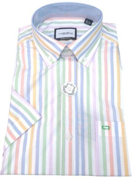 camisa Carlos Córdoba manga corta rayas 83818