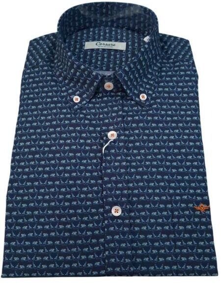 camisa Corsare manga larga vespas ancla