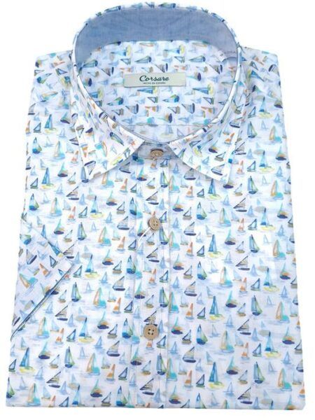 camisa Corsare manga corta barcos crucero