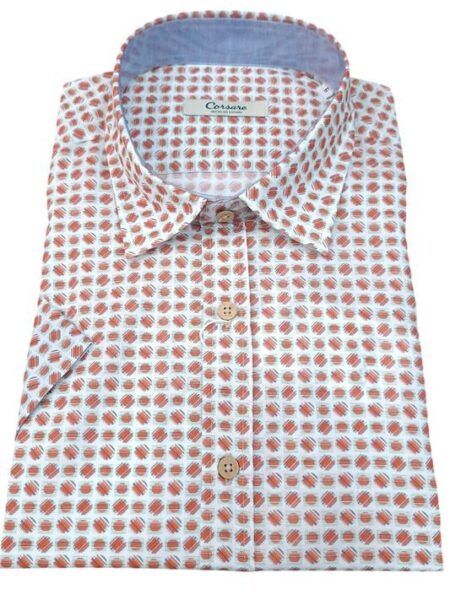 camisa Corsare manga corta círculos camerun